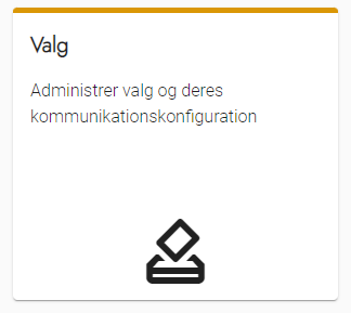 Administrartion - Valg