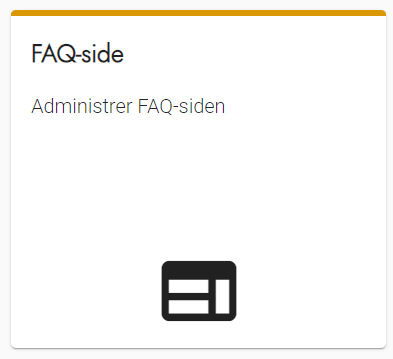 Administration - FAQ-side