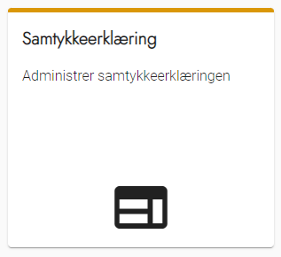 Samtykkeerklæring