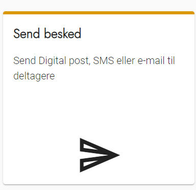 Kommunikation - send besked